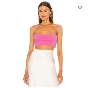 Amanda Uprichard Cropped Cami XS fuzzy